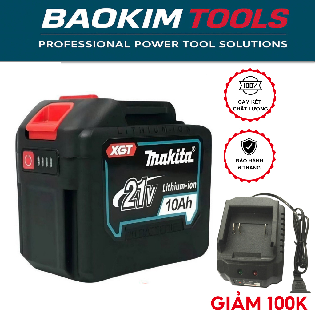 Pin 20 Cell Makita Dòng Xả Cao, Chân Pin Phổ Thông 4cm, Có Đèn Led Báo ...