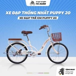 Xe đạp trẻ em Thống Nhất Puppy 20 XH inch cho bé gái 7-10 tuổi, khung thép bền, phanh an toàn, màu đẹp — ảnh 2
