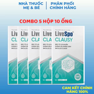 LiveSpo CLAUSY -1 Hộp 10 Ống x 5ml