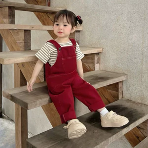 Yếm Dài Phong Cách Hàn Quốc cho bé trai bé gái 7-17kg mặc tết 2026 đi chơi đi học đón tết chụp ảnh đều xinh