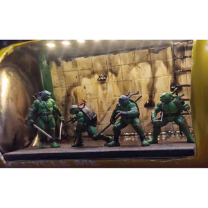 Bộ 4 Mô Hình Ninja Rùa Tỉ Lệ 1/64 - Phụ Kiện Trang Trí Terrarium, Tiểu Cảnh Cao Cấp