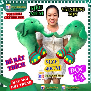 Thú Bông CON VOI Lirili & CÂY Brr Brr - Thú Nhồi Bông Độc Lạ Cao Cấp Ôm Ngủ Trang Trí QUÀ TẶNG