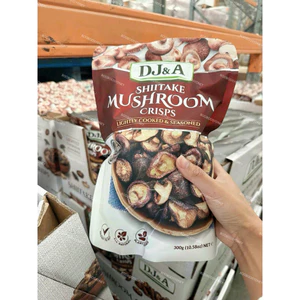 Snack Nấm Shiitake DJ&A – Đồ Ăn Vặt Giòn Nhẹ – Gói 300g