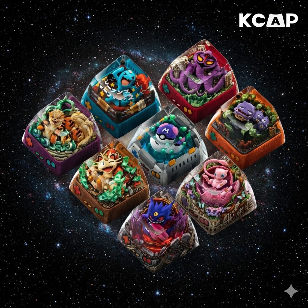 Keycap Pokaymon Resin Nghệ Thuật Thủ Công Cao Cấp | KCAP - World of keycaps