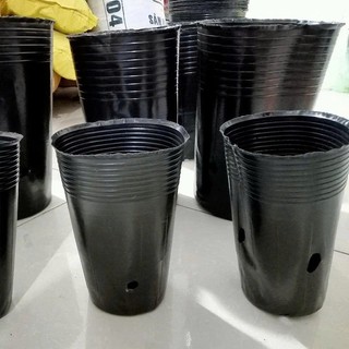 Combo 15 Chậu Nhựa Dẻo C4 Mã 13*12(Size 11x9x7 Cm) Phương Nam