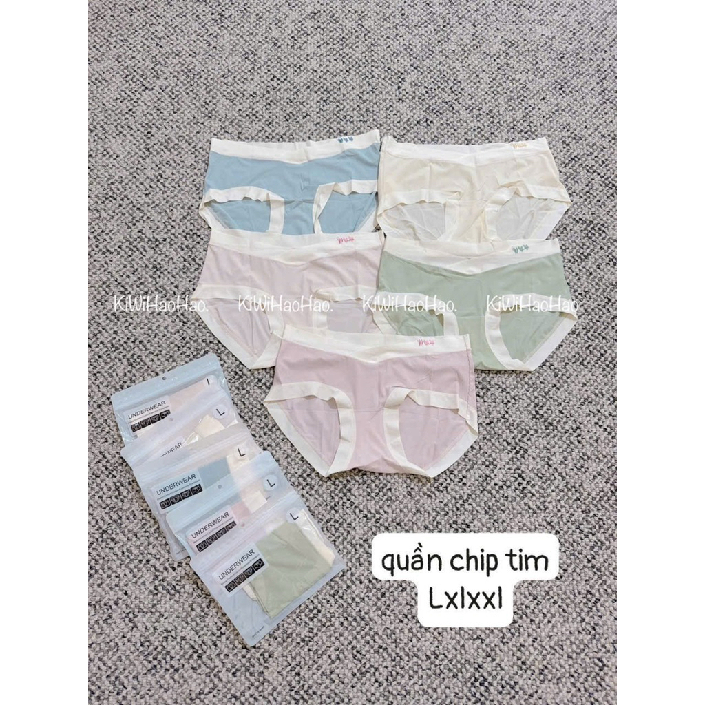 Quần Lót Bầu Thun Tăm Lạnh, Quần Chip Bầu Cạp Chéo Tránh Chạm Vết Mổ Đáy Kháng Khuẩn ( L,XL,XXL ) 💥GIÁ ƯU ĐÃI💥