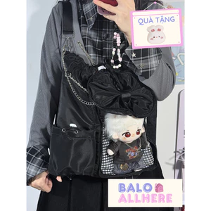 BaLo (XINHXINH) [ORDER] Túi Ita-bag Dây Rút Dễ Thương, Túi Đeo Chéo Phong Cách Preppy BL280