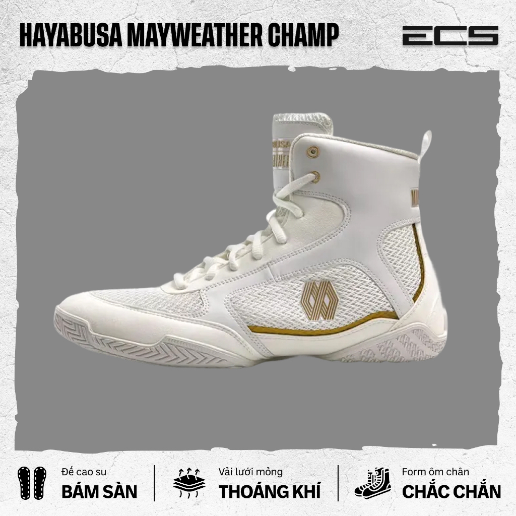 Giày Boxing Maywweather Champ, Giày Boxing Chính Hãng Hayabusa, Tập Luyện, Thi Đấu Võ Thuật