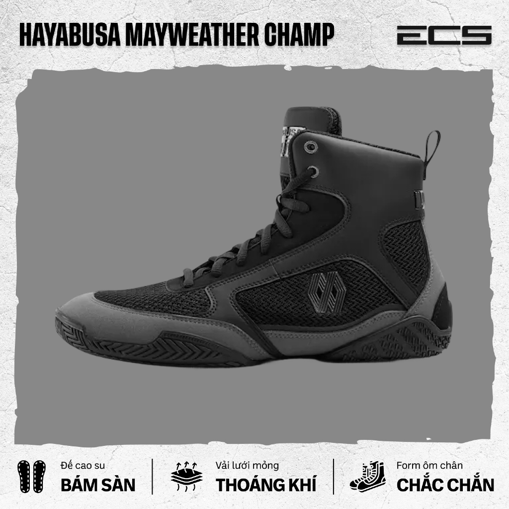 Giày Boxing Maywweather Champ, Giày Boxing Chính Hãng Hayabusa, Tập Luyện, Thi Đấu Võ Thuật