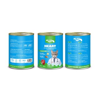 [COMBO] Pate Cho Mèo MRVET Lon 400g - Dưỡng Lông Mượt, Bổ Sung Vitamin, Tăng Cường Miễn Dịch - PetKool