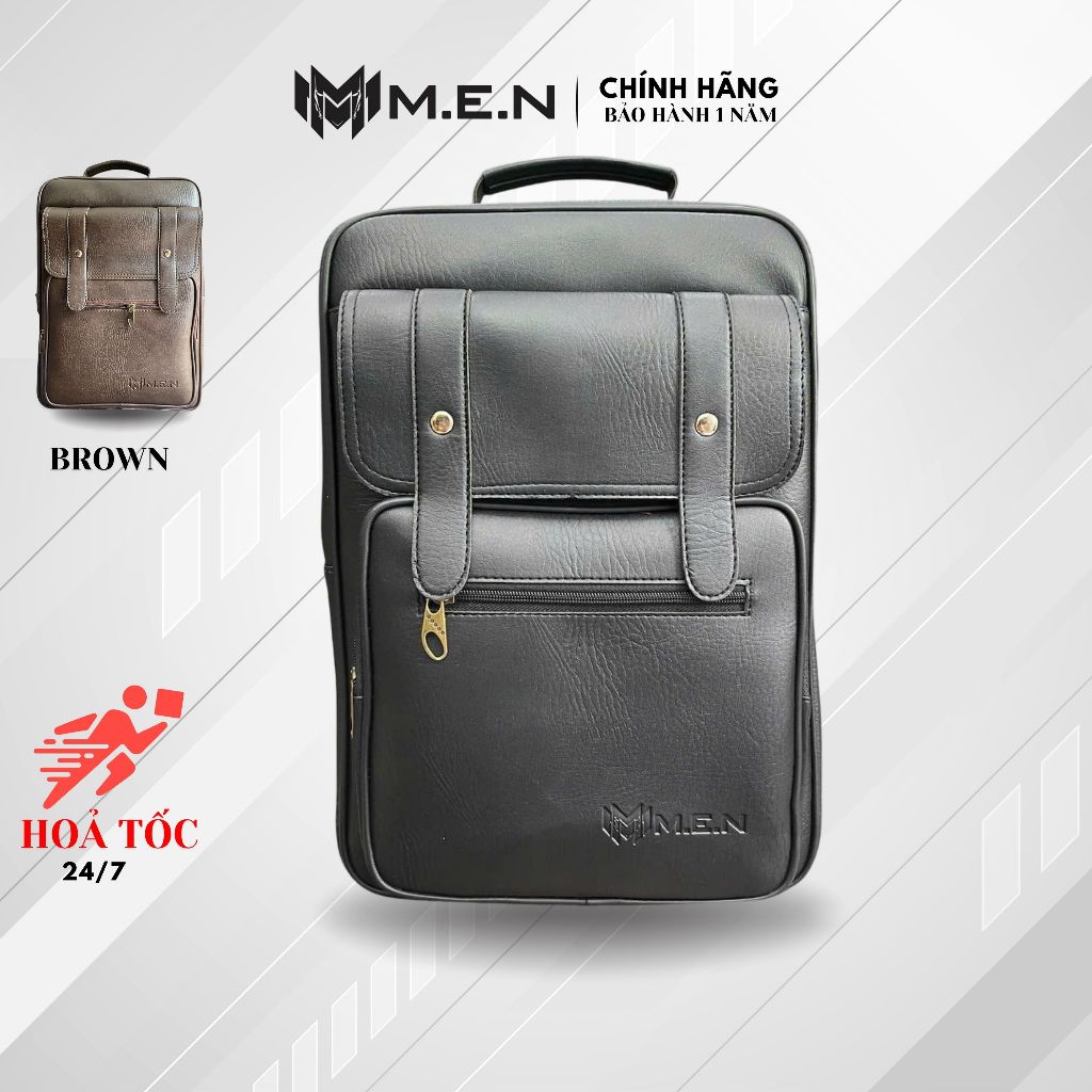 Balo đi học đi làm da PU cao cấp chống thấm nước Dafical- Wasmax [SIÊU SALE LỚN]