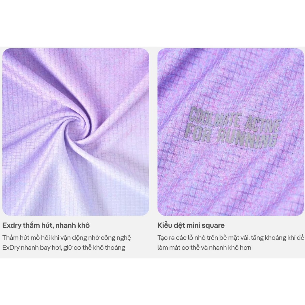 [MUA 3 GIẢM 30%]Áo Thun thể thao nam nữ unisex chạy bộ Running Graphic Luman Gradient siêu nhẹ nhanh khô Coolmate