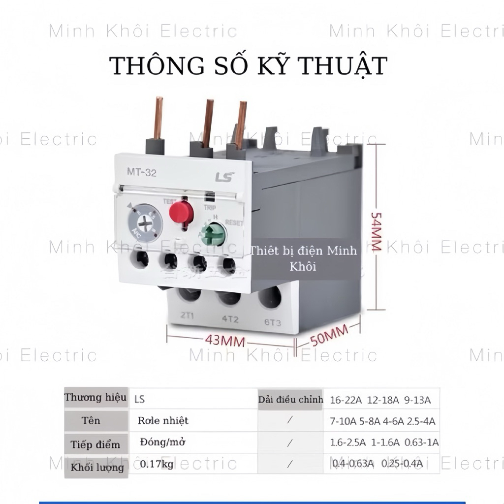 Rơ le nhiệt LS ,relay nhiệt MT-32, rơ le nhiệt cho khởi động từ, contactor Cao Cấp