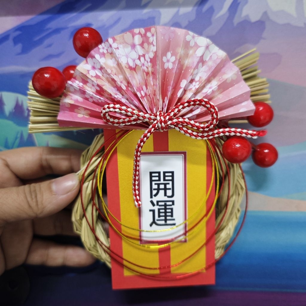 [VÒNG NHẬT/VÒNG TẾT]Vòng rơm Shimenawa/Shimekazari trang trí vòng Tết/Vòng Nhật truyền thống