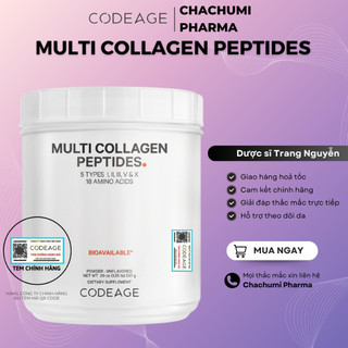 Bột Collagen Codeage Multi Collagen 567g Collagen Thủy Phân Tổng Hợp Trẻ Hóa Toàn Diện