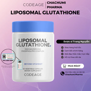 Viên Uống Glutathione ONE 1000mg Codeage Trắng Da, Giảm Nám Tàn Nhang
