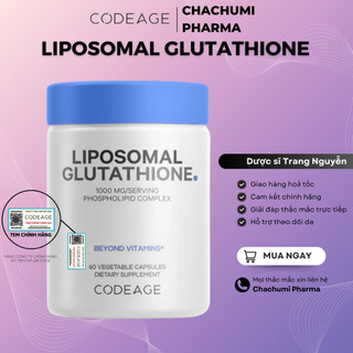 Viên Uống Glutathione ONE 1000mg Codeage Trắng Da, Giảm Nám Tàn Nhang