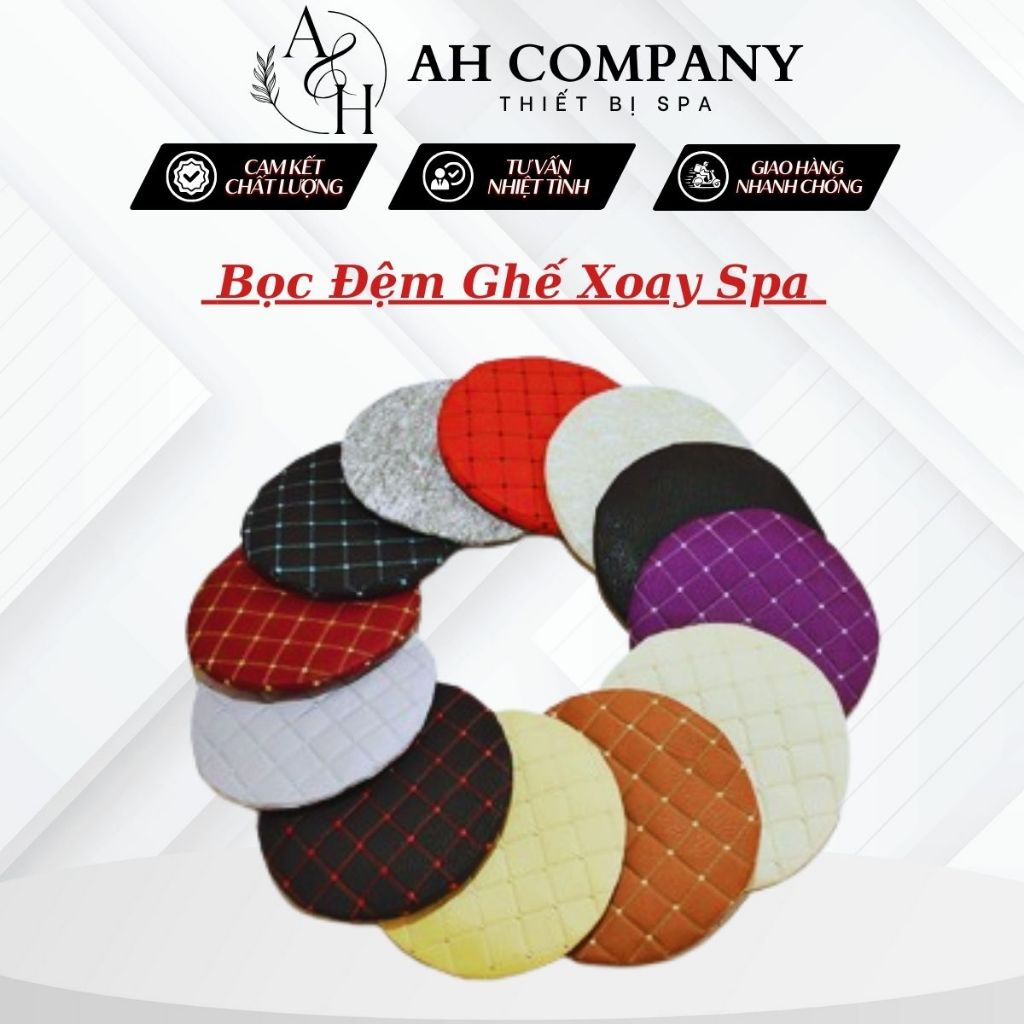 Bọc Đệm Ghế Xoay, Ghế Múi Loại Dày Dặn, Tháo Ra Dễ Dàng, Sản Phẩm Chuyên Dùng Trong Spa Thẩm Mỹ Viện