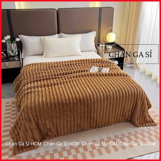 🌙NHẬP KHẨU🌙 Mền Lông Thỏ Dợn Sóng Rabbit Blanket Đắp Ấm, Dày Dặn, Chăn Lông 2m3x2m _Chăn Ga Sỉ HCM