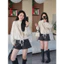 Áo len vặn thừng dáng croptop dây rút siêu dày Nữ the.sweaterweather TSW