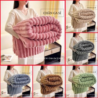 🛑NHẬP KHẨU🛑Chăn Lông Thỏ 2m3x2m Rabbit Blanket Dợn Sóng Phong Cách Sang Trọng_Chăn Ga Sỉ HCM