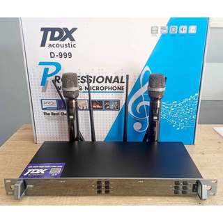 Micro TDX D999, 4 Râu Sóng Ổn Định, Set Sóng xa, Tăng Giảm Âm Lượng,Tiếng Ca Hay Cho Dàn Karaoke