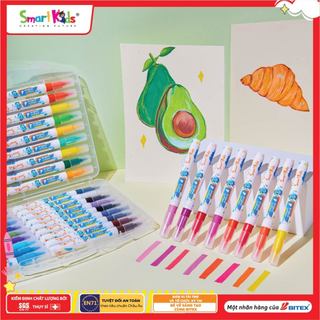 [MỚI VỀ] Bút Lông Màu Acrylic Marker SMARTKIDS AM03 AM04 24/36 Màu tô – Không Khô Mực 5h – Vẽ Đa Chất Liệu – Chuẩn EN71