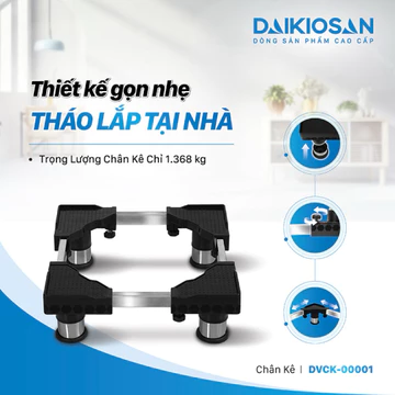 Chân máy lọc nước đa năng Daikiosan DVCK-00001 – Khung đỡ inox điều chỉnh 30–46 cm Bền chịu lực tốt