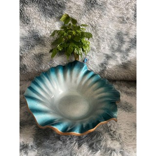 Khay Decor Sashimi Tròn Sóng 45cm