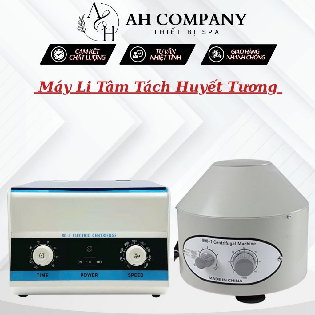Máy Li Tâm Tách Huyết Tương PRP 6 Ống, 12 Ống Bảo Hành 6 Tháng