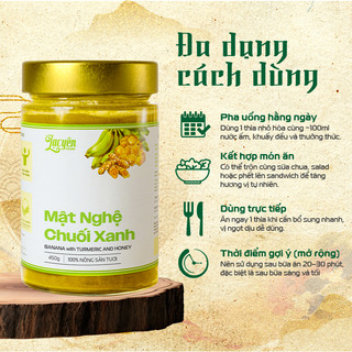 Combo 2 Hũ Mật Nghệ Chuối Xanh Lạc Yên Foods  Vị Thơm Tự Nhiên Dễ Uống