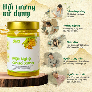 Combo 2 Hũ Mật Nghệ Chuối Xanh Lạc Yên Foods  Vị Thơm Tự Nhiên Dễ Uống