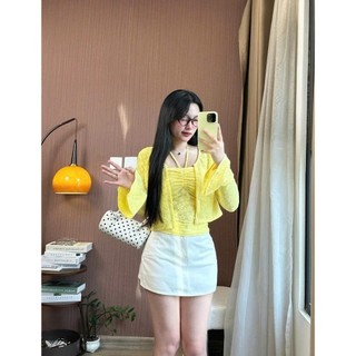 Áo Cardigan Ren Mềm Nữ Khoác Nhẹ Ngoài