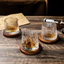 Ly Thủy Tinh Deli Vintage whisky Rock Glass, cốc thủy tinh phong cách Châu Âu
