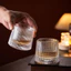 Ly Thủy Tinh Deli Vintage whisky Rock Glass, cốc thủy tinh phong cách Châu Âu