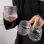 Ly Thủy Tinh Deli Vintage whisky Rock Glass, cốc thủy tinh phong cách Châu Âu