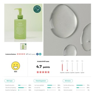 Dầu tẩy trang Abib Heartleaf Wash Pore Cleansing Oil 200ml diếp cá làm sạch lỗ chân lông