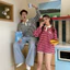 Áo Swt Kẻ Ngang Có Cổ Thêu Ngực From Xuông Cao Cấp Mặc Lên Form Siêu Đẹp Dáng Basic dễ Phối Đồ