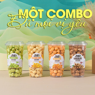 Bỏng Ngô Đôlar's Corner Vị Socola Matcha Phô Mai Caramel Milk Bắp Rang Ăn Vặt