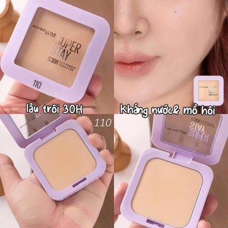 Phấn Phủ Nén Maybelline Super Stay Up To 30h Flex Powder Che Phủ Tốt, Lâu Trôi, Kiềm Dầu 9g - Bebeau