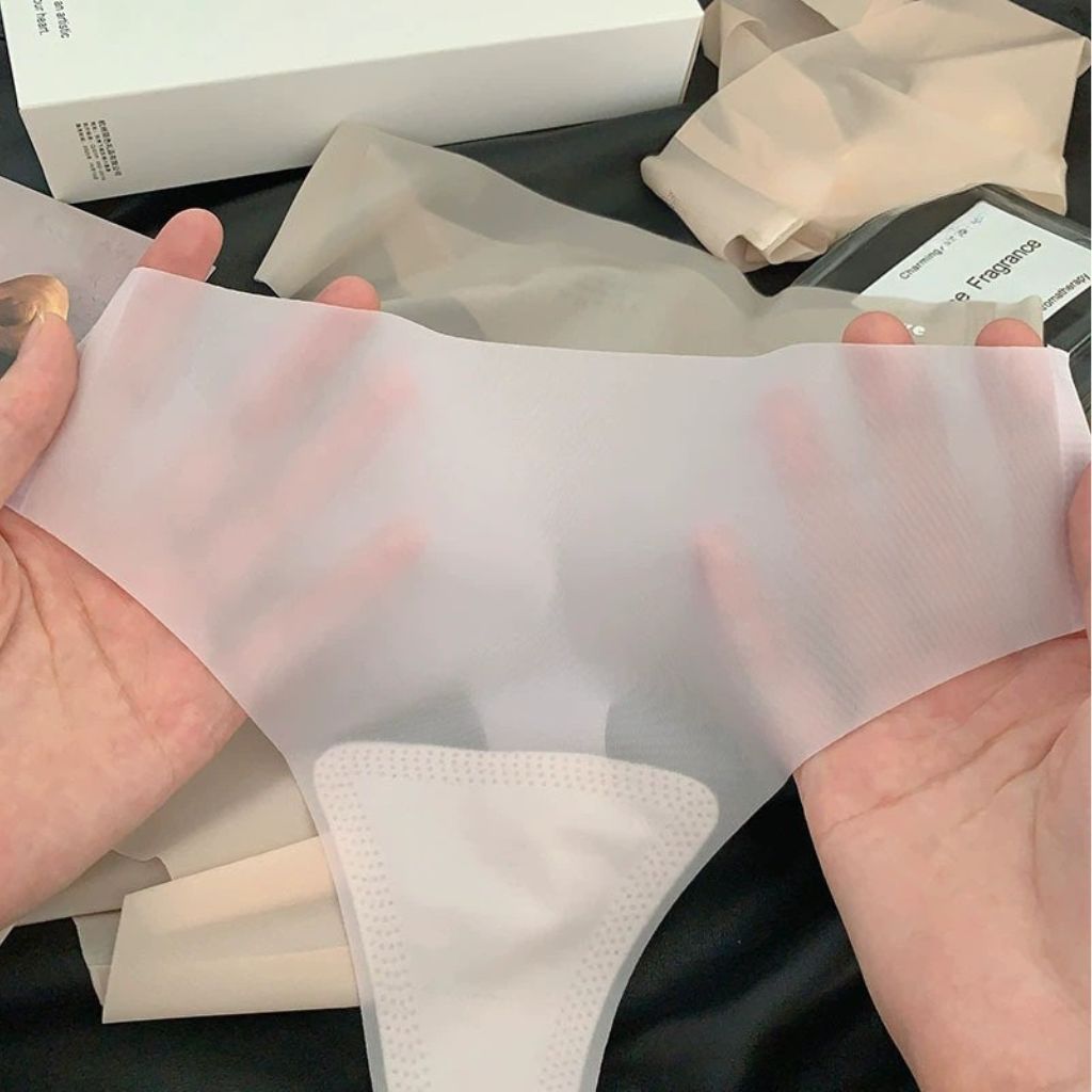Quần lót nữ su lụa cao cấp mỏng nhẹ mềm mại thoáng mát đáy lót cotton kháng khuẩn khử mùi LANIXA 617