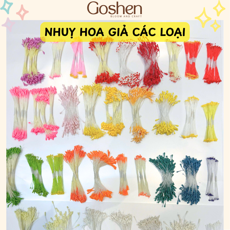 Nhuỵ Hoa Giả, Nhụy Bột Làm Hoa Thủ Công
