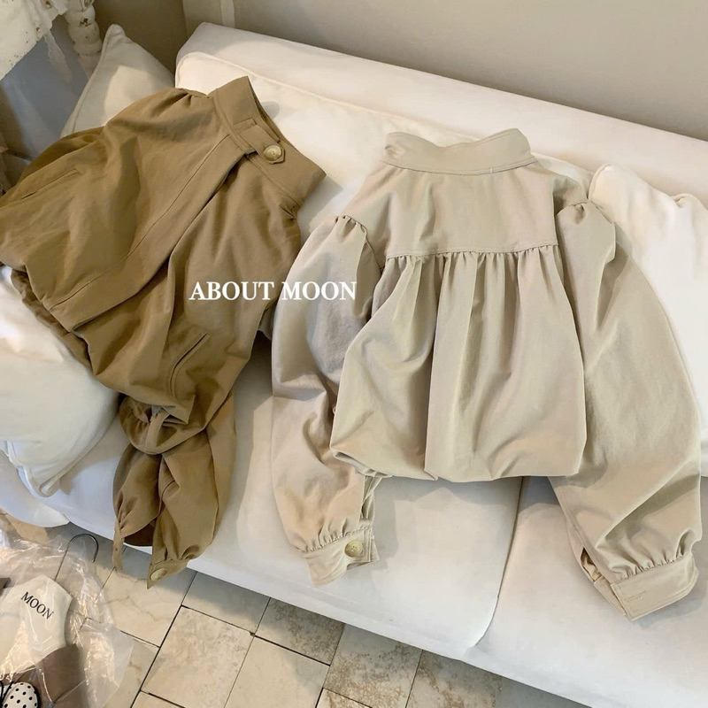 THUYDUONGZOO - SET KAKI ÁO TAY BỔNG MIX QUẦN VÁY BÍ XINH