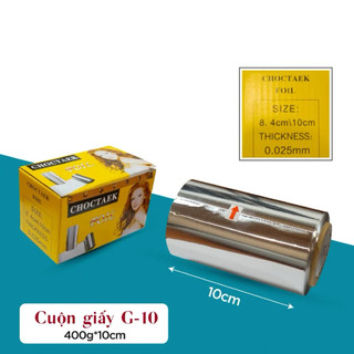Giấy Bạc làm light, nail, uốn tóc chuyên dụng cho Salon loại 10cm - 12cm - 15cm