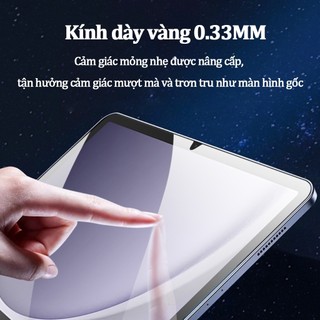 Miếng dán kính cường lực tự dán tương thích Samsung Galaxy Tab S7 S8 S9 S10 FE Plus  A9 A11 Plus