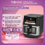 Nồi chiên không dầu 9 Lít nhập khẩu FUJIHOME, nồi chiên điện tử 8 chế độ nấu nướng, màn LCD cảm ứng tặng kèm kẹp gắp