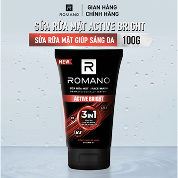 Sữa rửa mặt Romano đa tác dụng dành cho nam giới 100g