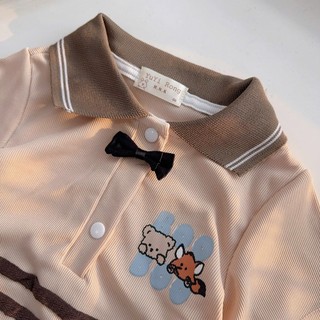Body Polo cổ bẻ cho bé trai 4-11kg. Body suit công tử dễ thương cho bé trai. Dino Kids