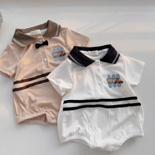 Body Polo cổ bẻ cho bé trai 4-11kg. Body suit công tử dễ thương cho bé trai. Dino Kids