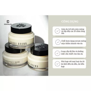 Kem Lót Dưỡng Ẩm Bobbi Brown Enriched Face Base Làm Mềm Mịn Da An Toàn Hiệu Quả 50ML